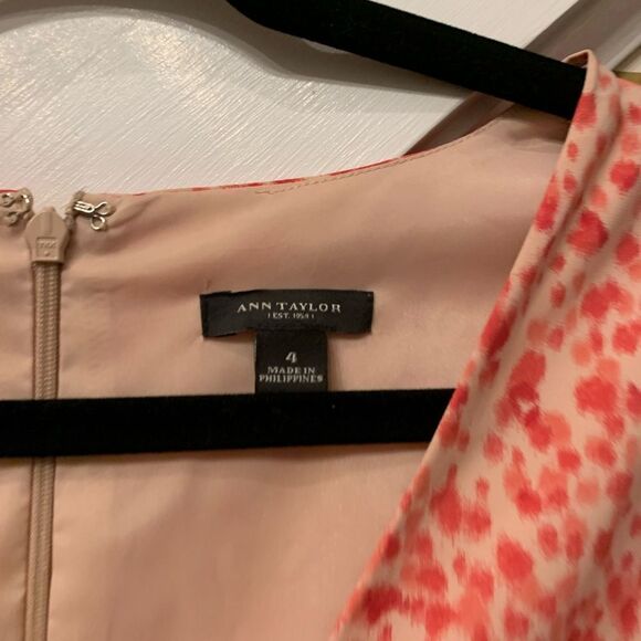 Ann Taylor Sleeveless Printed Dress - Picture 4 of 7